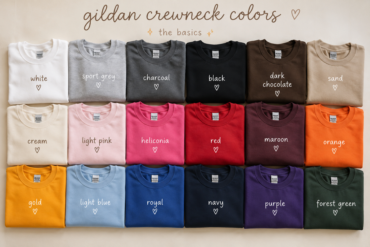 Pastel TEACH Embroidered Crewneck Sweatshirt