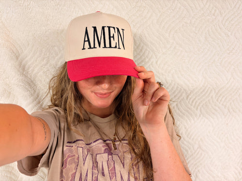 AMEN Embroidered Trucker Hat